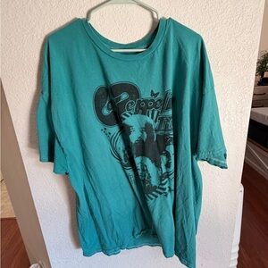 Teal Graphic Led Zeppelin Tee